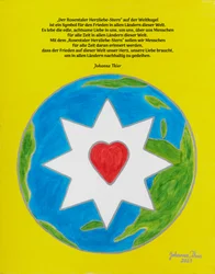 Il cuore di Rosentaler come simbolo di pace in tutti i paesi del mondo
