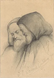 Due vecchi in abito monastico