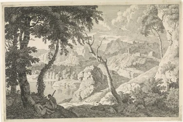 Paesaggio arcadico con due pastori (Paesaggi arcadici)