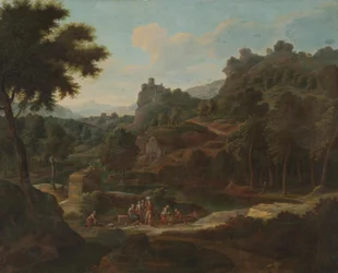 Paesaggio ideale di carattere italiano