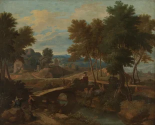 Paesaggio ideale di carattere italiano