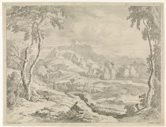 Paesaggio con pastori
