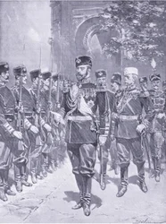 Sua Maestà Imperiale lo Zar, illustrazione da Cassells History of the Russo-Japanese War Vol 1, c.1900