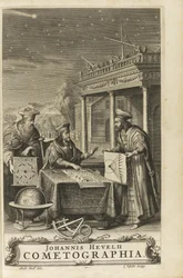 Cometographia. Frontespizio, 1668