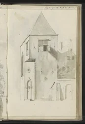 Veduta della città presso la Grote Kerk a Hoorn
