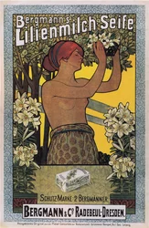 Sapone Lilienmilch di Bergmann, 1896