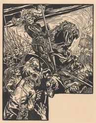 La Morte durante una battaglia