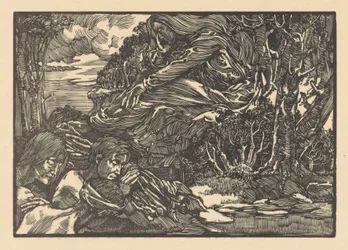 Apparizione nella foresta