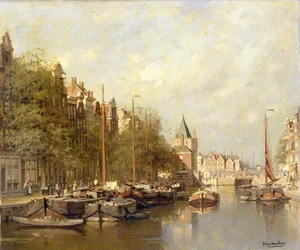 Lo Schreierstoren, Amsterdam (olio su tela)