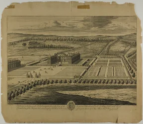 Althrop nella Contea di Northampton, tavola 27 da Britannia Illustrata