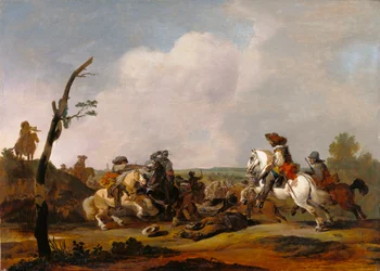Scena di battaglia, c.1651-52