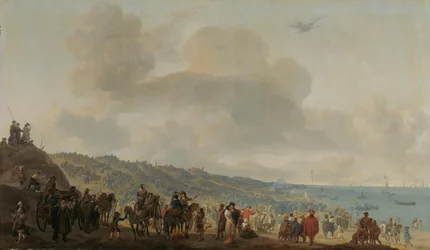 La partenza di Carlo II d