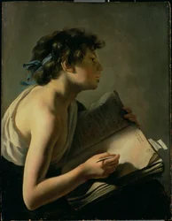 Il giovane poeta (Gioventù che trascrive Omero)
