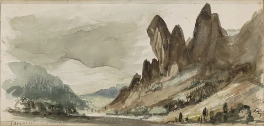 Paesaggio montano in Turingia