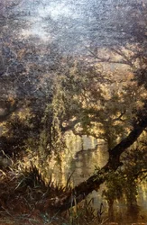 Tedesco: Der Teich in Osterbeek Lo stagno di Oosterbeek