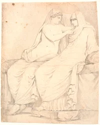 (dettaglio) delle Nozze Aldobrandine