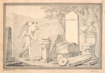 Vignetta del titolo per Snorre Sturleson (pub. G. Schiøning): Heimskringla, Vol. I, 1778