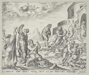 Uomo che chiede perdono e perdona i suoi debitori