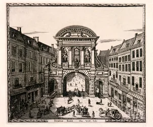 Temple Bar, Londra, c1700