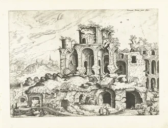Terza veduta delle rovine del Palatino