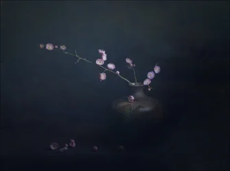 Natura morta con fiori di prugno
