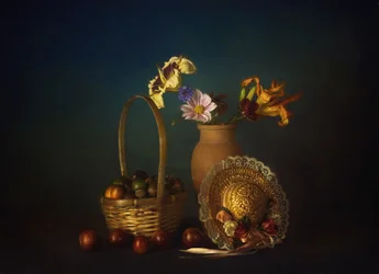Natura morta rustica autunnale