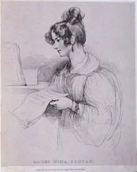Mademoiselle Nina Sontag, inciso da William Sharp (1803-75)
