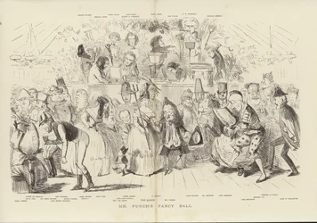 Il ballo in maschera di Mr Punch (incisione)
