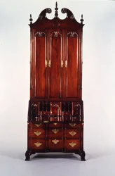 Scrivania e libreria Chippendale di Nicholas Brown, c.1760-70