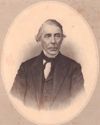 Ritratto del clero metodista americano John Price Durbin (1800-1876)