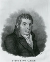 Ritratto di Luigi Valentino Brugnatelli (1761-1818), chimico italiano e inventore della galvanoplastica