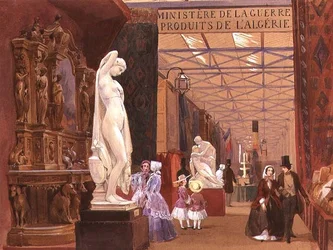 Parte della corte francese, la grande esposizione