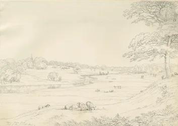 [Great] Barr Park (disegno a penna e inchiostro, inizio XIX secolo)