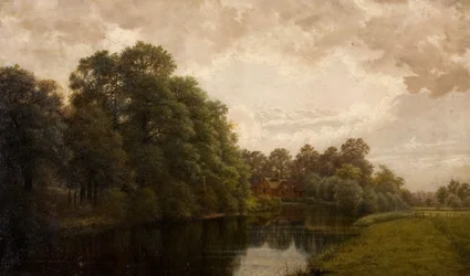 Una scena tranquilla del Warwickshire, 1883