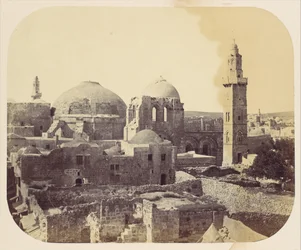 Cupola del Santo Sepolcro, Gerusalemme, anni 1860