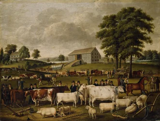 Una fiera di campagna in Pennsylvania, 1824