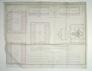 Edifici proposti per i prigionieri secondo il sistema di confinamento e disciplina intrattenuto dal Capitano Machonochie, R.N.