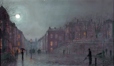 Una vista di Hampstead, Londra, 1882