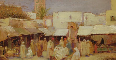 Piazza del mercato, Tangeri
