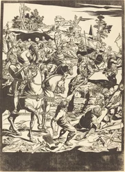 La crocifissione (piatto sinistro)