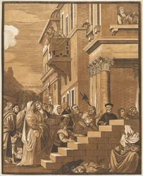 Presentazione della Vergine al Tempio (Pannello centrale)