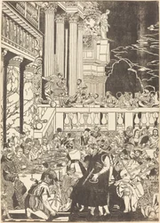 Le nozze di Cana [lastra sinistra]