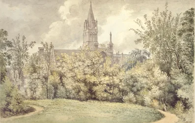 Cattedrale di Christ Church dal giardino del decano