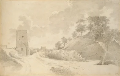 Castello di Oxford e il tumulo del castello, 27 maggio 1784