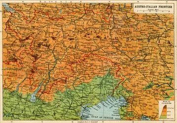 Mappa del confine austro-italiano, Prima Guerra Mondiale
