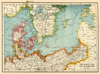 Il Mar Baltico e i suoi approcci, Prima Guerra Mondiale, c1915, c1920