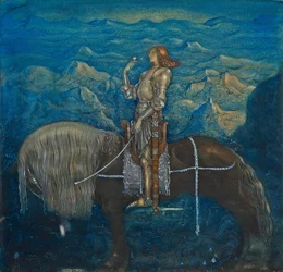 Un cavaliere, da "Tra gnomi e troll", 1915