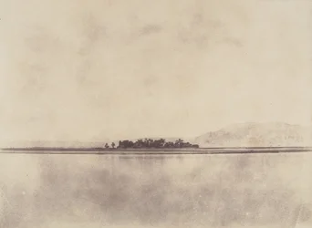 Il Nilo davanti alle colline tebane, 1853-54
