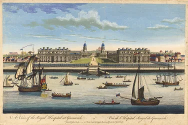 Veduta del Royal Hospital a Greenwich, c.1770
