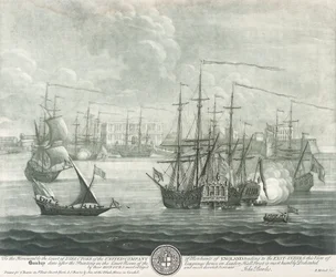 Veduta di Bombay (India), dedicata al direttore della Compagnia delle Indie Orientali britannica